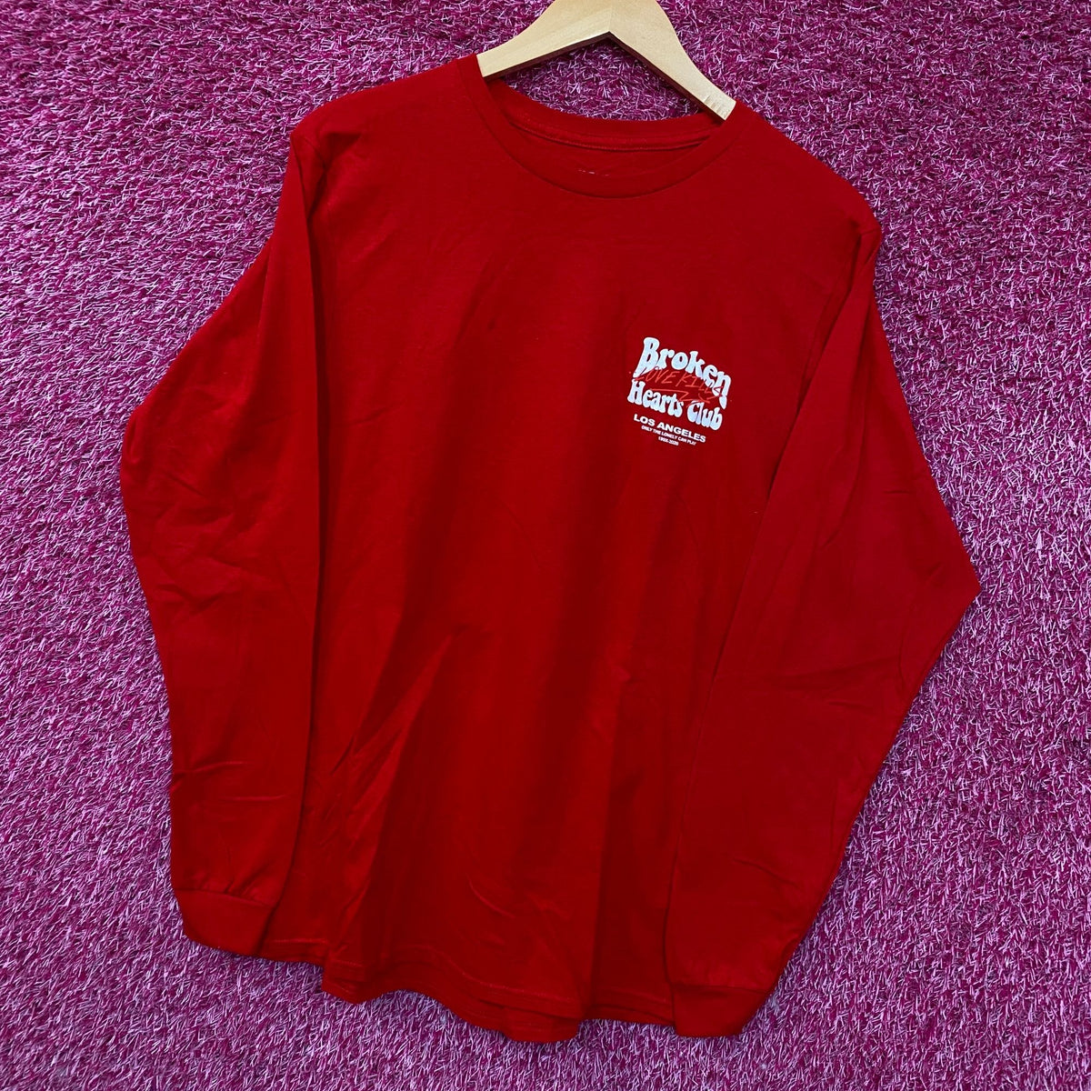 Broken Hearts Club Love Kills Long Sleeve Tshirt size Medium
