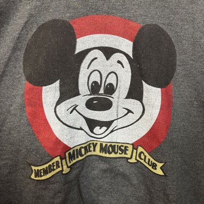 Disney Parks Mickey Mouse Club Member Gray Sweatshirt Small