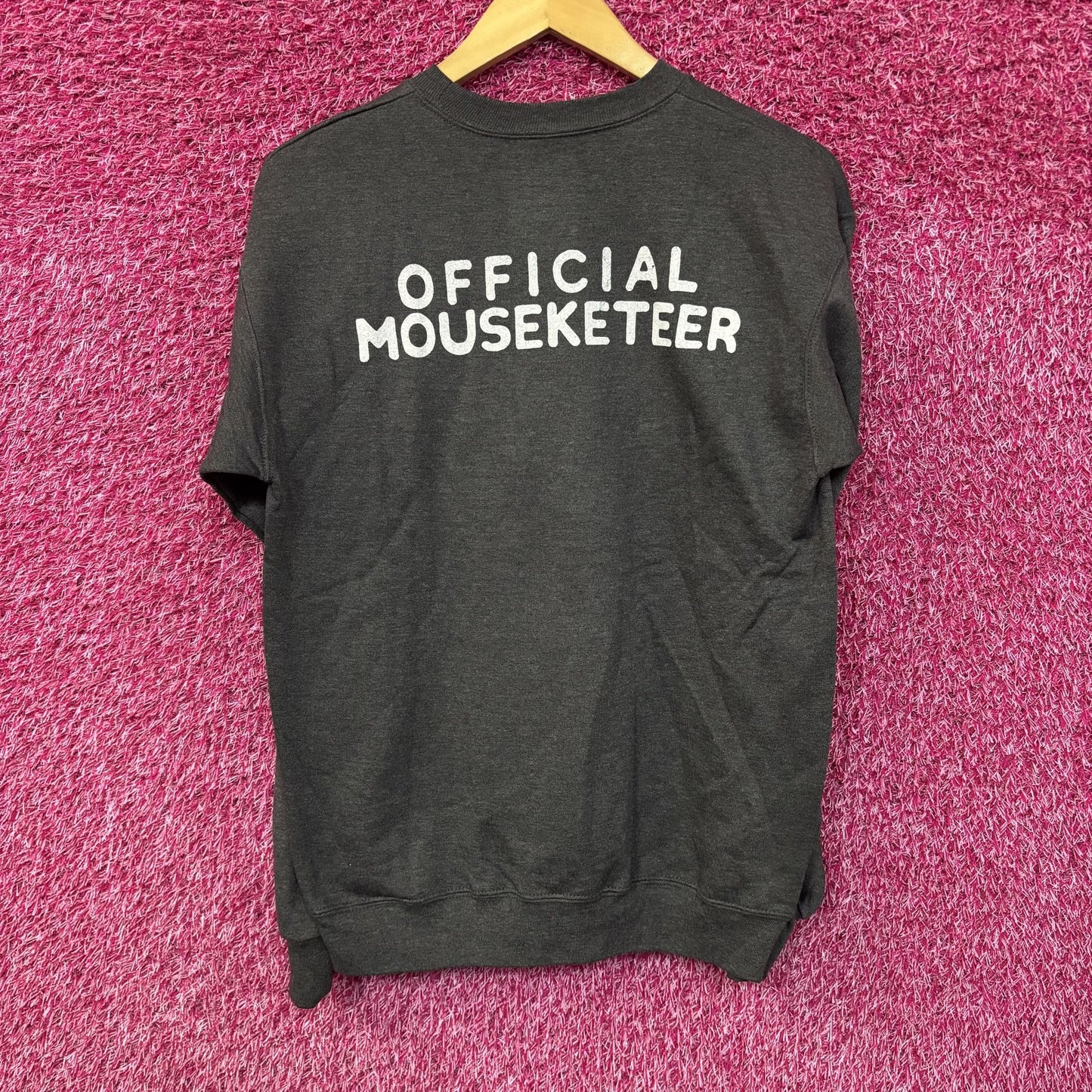 Disney Parks Mickey Mouse Club Member Gray Sweatshirt Small