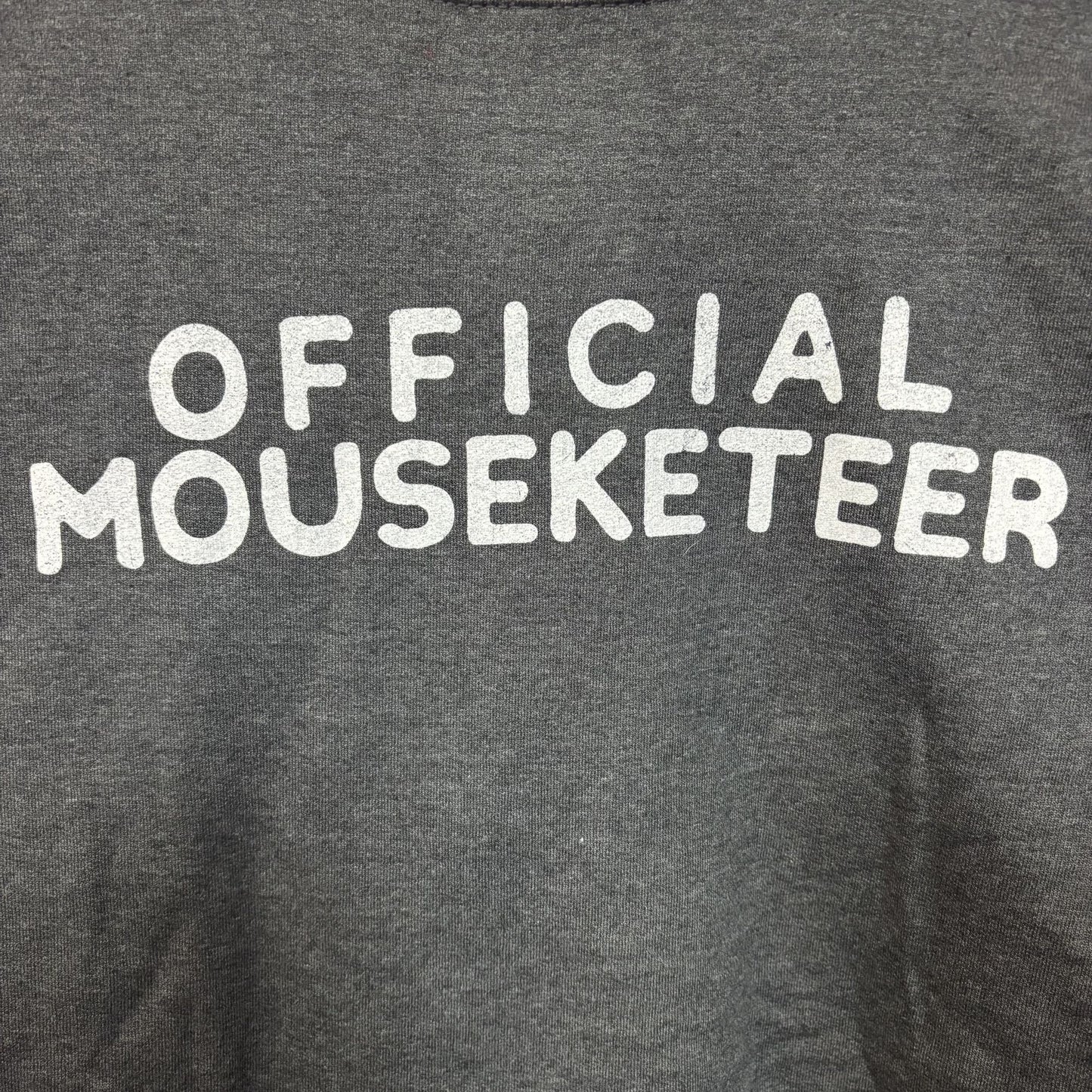 Disney Parks Mickey Mouse Club Member Gray Sweatshirt Small