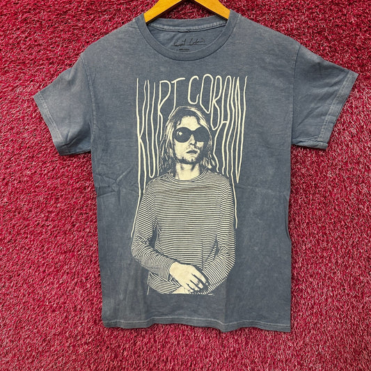 Kurt Cobain Broken St of Teen Spirit Grunge Rock Icon Tee S