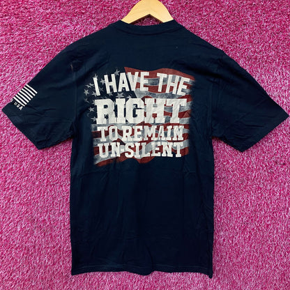 Bass Pro Shops Right To Remain Un-Silent Graphic T-Shirt Small
