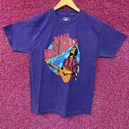 Jimi Hendrix Shredding at Woodstock Psychedelic Rock Tee S