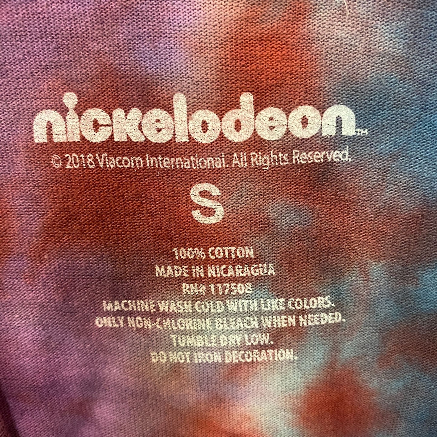 Nickelodeon Tie dye All That Tv Show Promo Tie Dye Long Sleeve Tshirt size Small