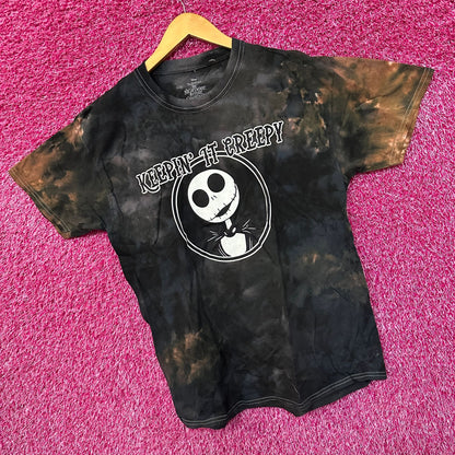 Jack Skellington Nightmare Before Christmas Disney Tie Dye L