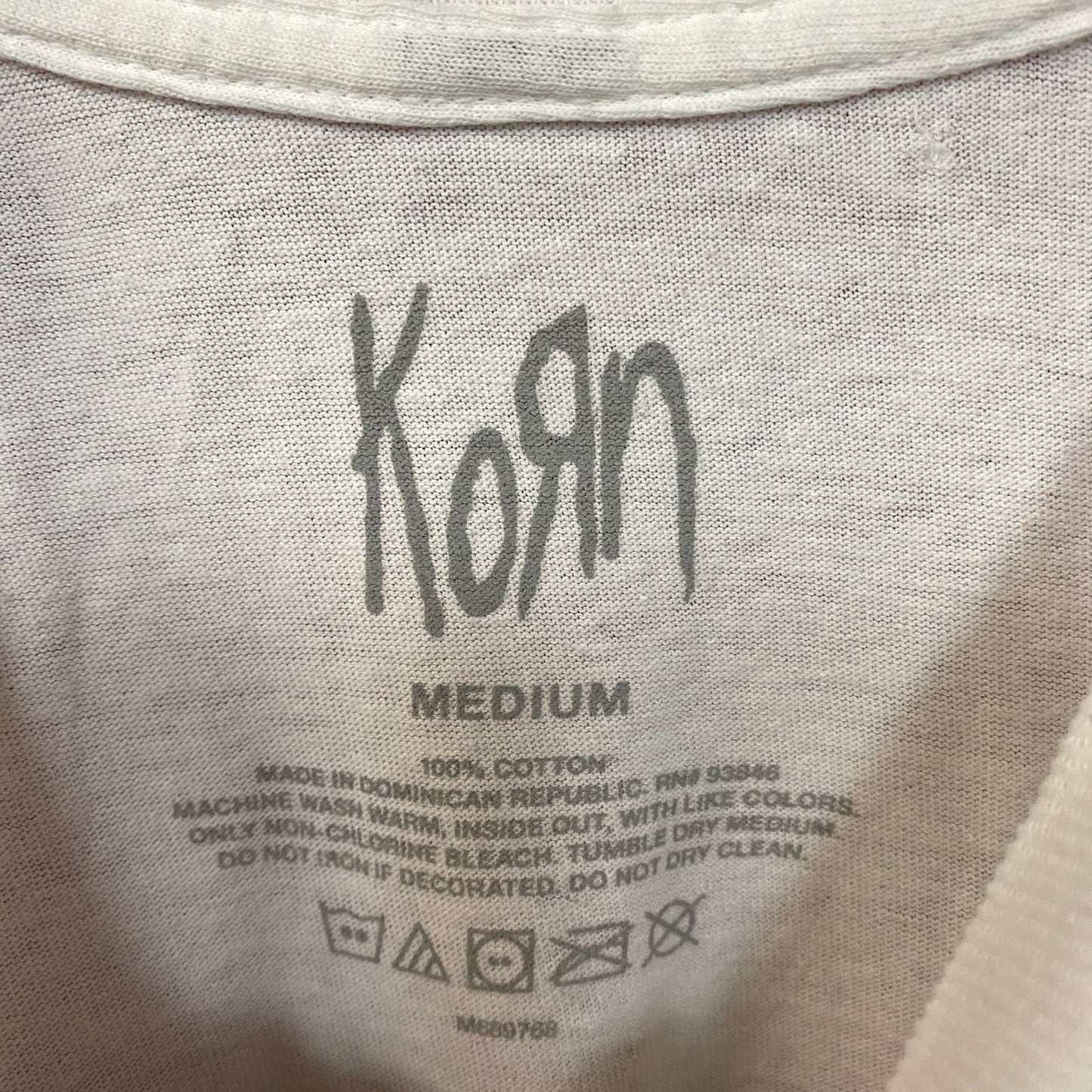 Korn Shadow Man Self-titled Debut Album Metal T-shirt Medium