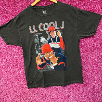 LL Cool J East Coast Rapper Collage Rock the Bells Rap Tee M