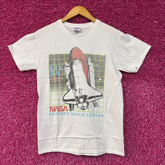 NASA STS-34 Galileo Probe Kennedy Space Center Promo Tee Extra Small