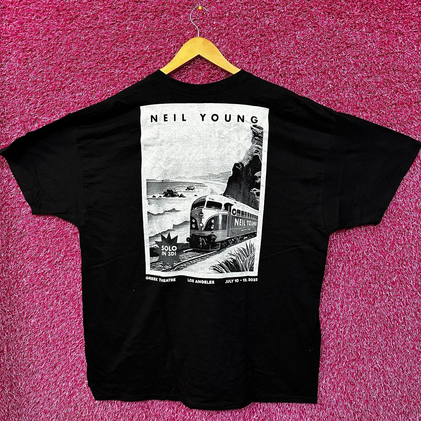 Neil Young Tour Stop Rock Tshirt size 2X
