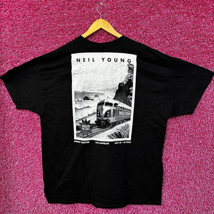 Neil Young Tour Stop Rock Tshirt size 2X