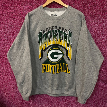 Junk Food Clothing Green Bay Packers Block Crewneck size Medium