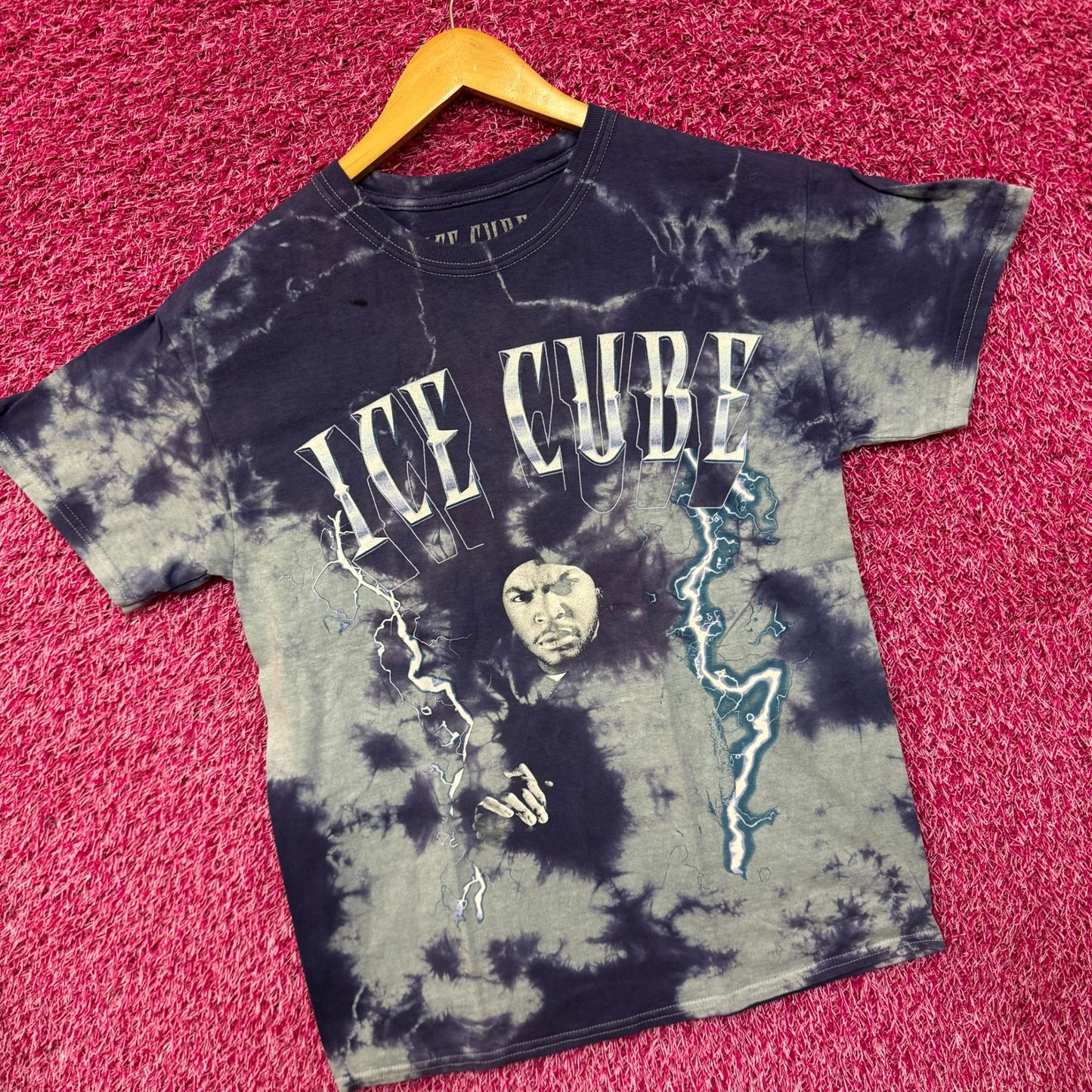Ice Cube Death Certificate Electric West Coast Rap Tie Dye M