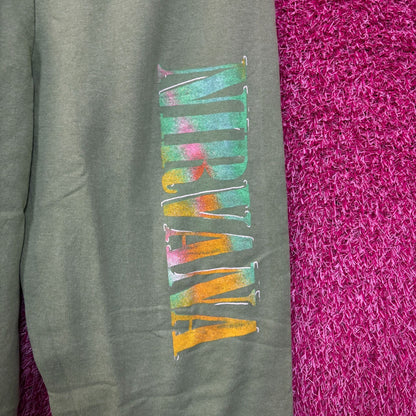 Nirvana Grunge green sweatpants Joggers Size Small