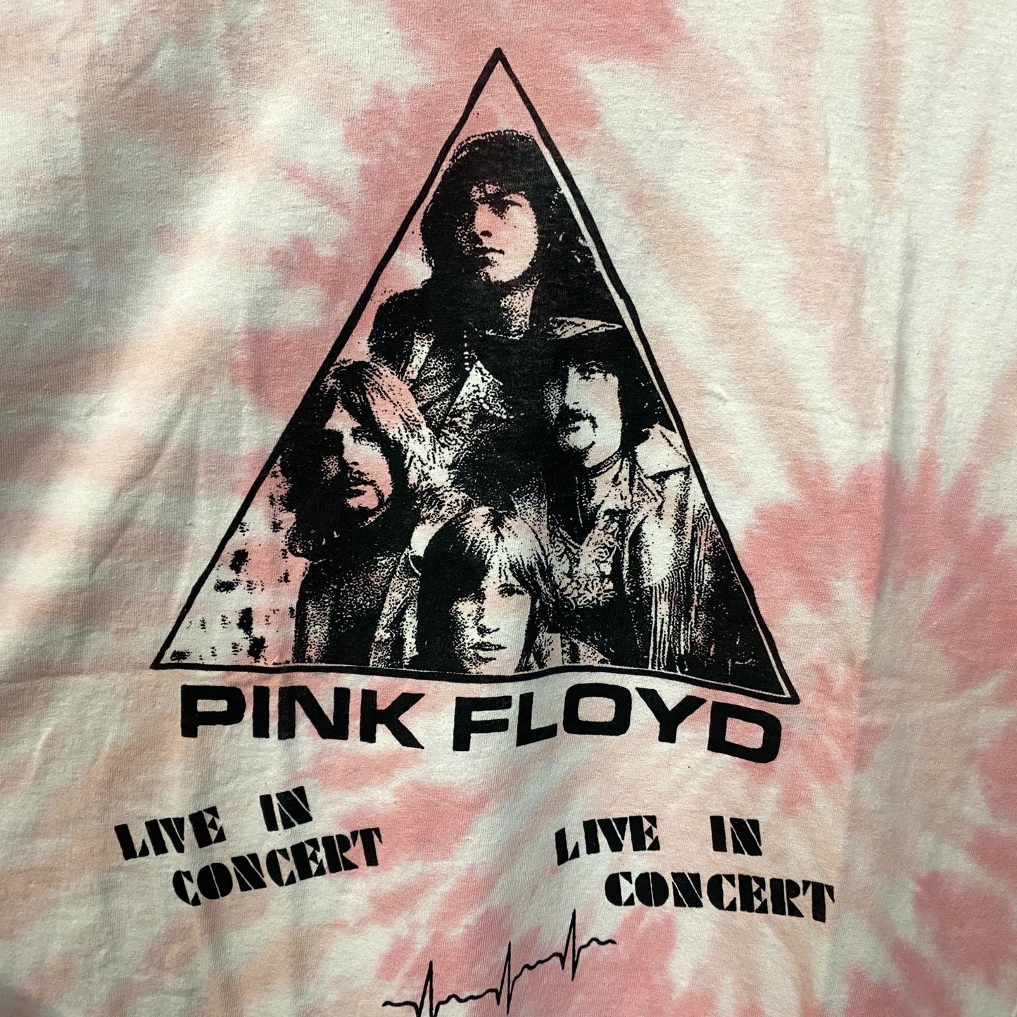 Pink Floyd Live In Concert Tie Dye T-Shirt XL