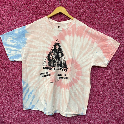 Pink Floyd Live In Concert Tie Dye T-Shirt XL
