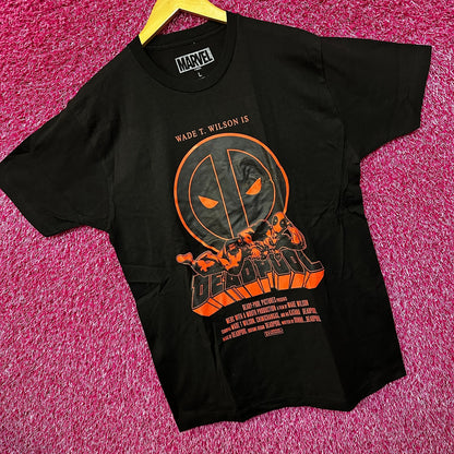 Deadpool Wade T Wilson Comics Movie Promo Marvel Tee L