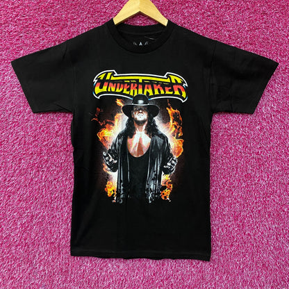 WWE Undertaker Flames Lord Of Darkness Graphic Design T-Shirt Small
