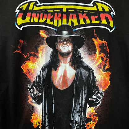 WWE Undertaker Flames Lord Of Darkness Graphic Design T-Shirt Small