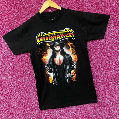 WWE Undertaker Flames Lord Of Darkness Graphic Design T-Shirt Small
