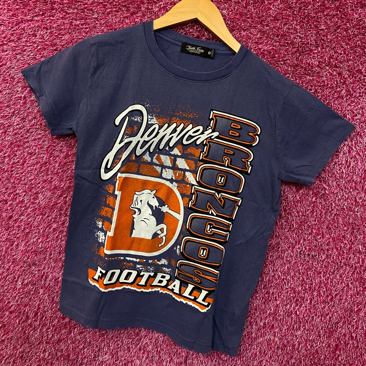 Junk Food Clothing Denver Broncos Brick Wall Tshirt size XS