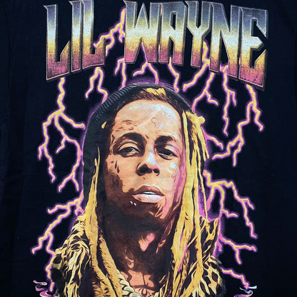 Reason Lil Wayne A Milli Lightning Black T-Shirt Medium