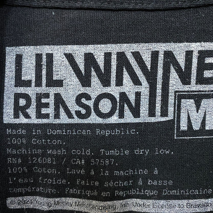 Reason Lil Wayne A Milli Lightning Black T-Shirt Medium