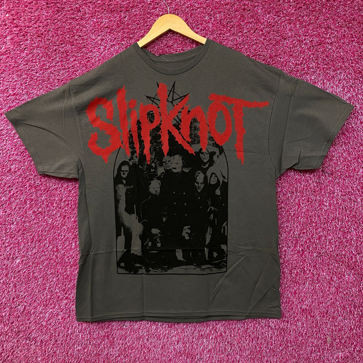 Slipknot Group Portrait Graphic Metal Band T-Shirt 2XL