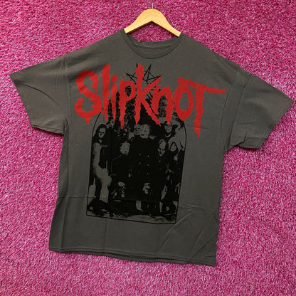 Slipknot Group Portrait Graphic Metal Band T-Shirt 2XL