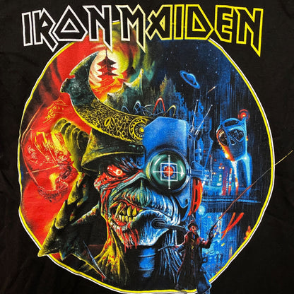 Iron Maiden The Future Past Tour '23 Circle Art T-Shirt Medium