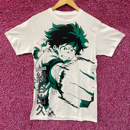 My Hero Academia Izuku Midoriya Deku Smash Anime T-Shirt Small