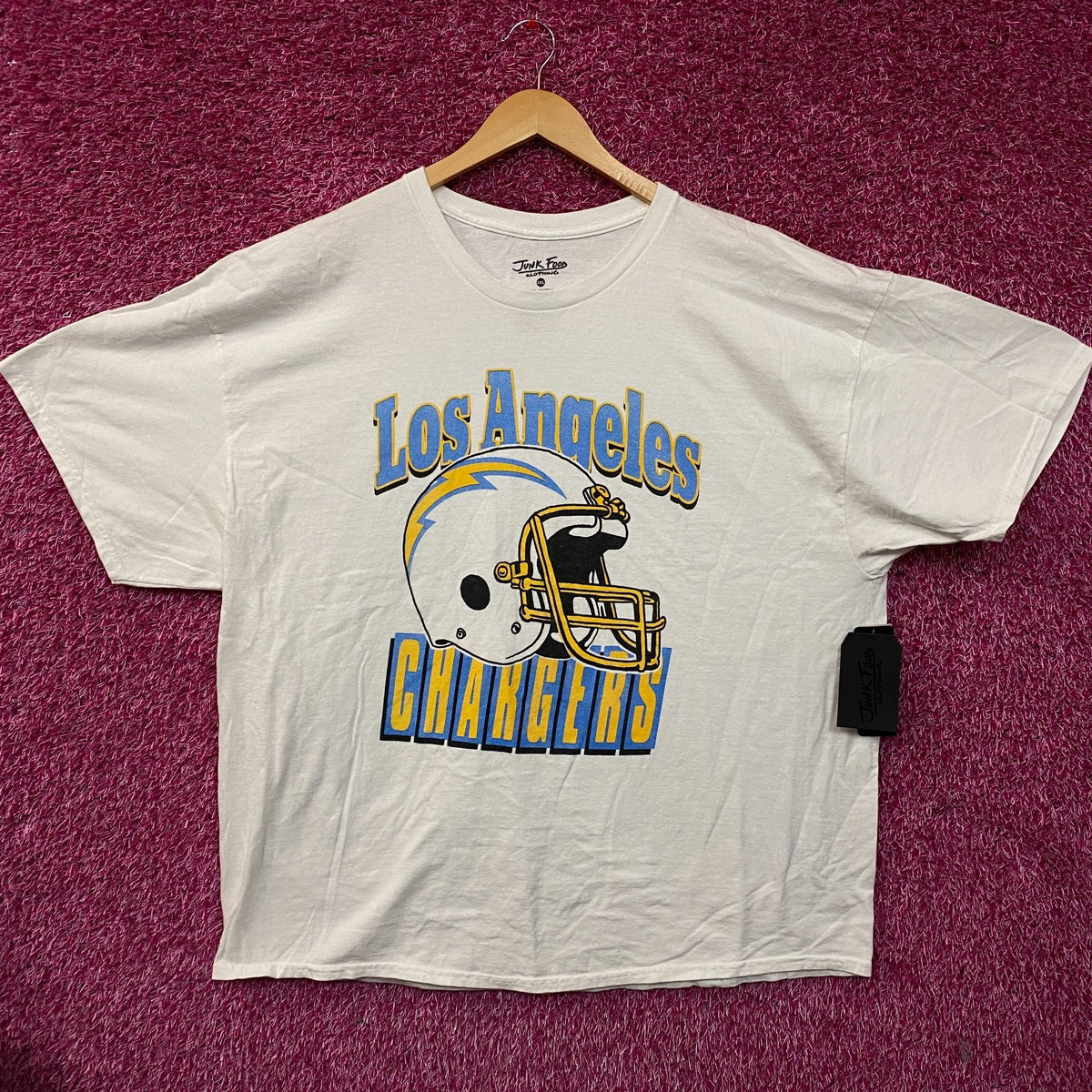 Junk Food Clothing Los Angeles Rams Throwback T-Shirt 2XL