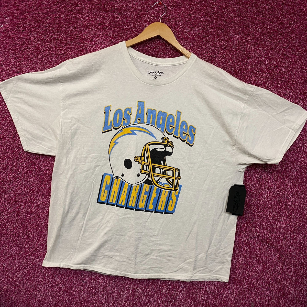 Junk Food Clothing Los Angeles Rams Throwback T-Shirt 2XL