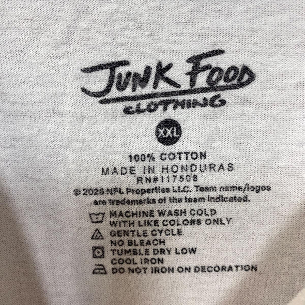 Junk Food Clothing Los Angeles Rams Throwback T-Shirt 2XL