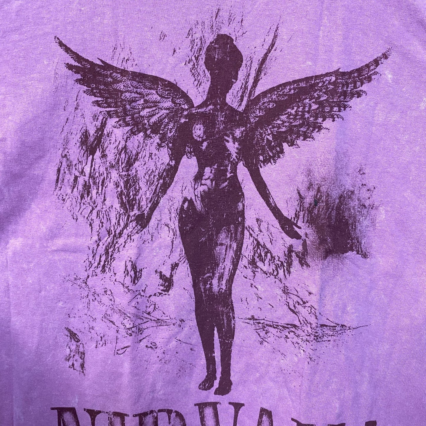 Nirvana Pink Monochrome In Utero Rock T-shirt Size Medium
