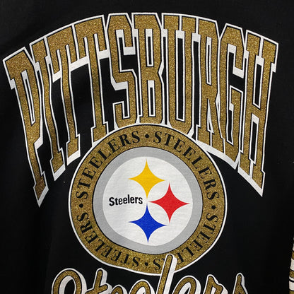 Junk Food Clothing Pittsburgh Steelers Glitter Large