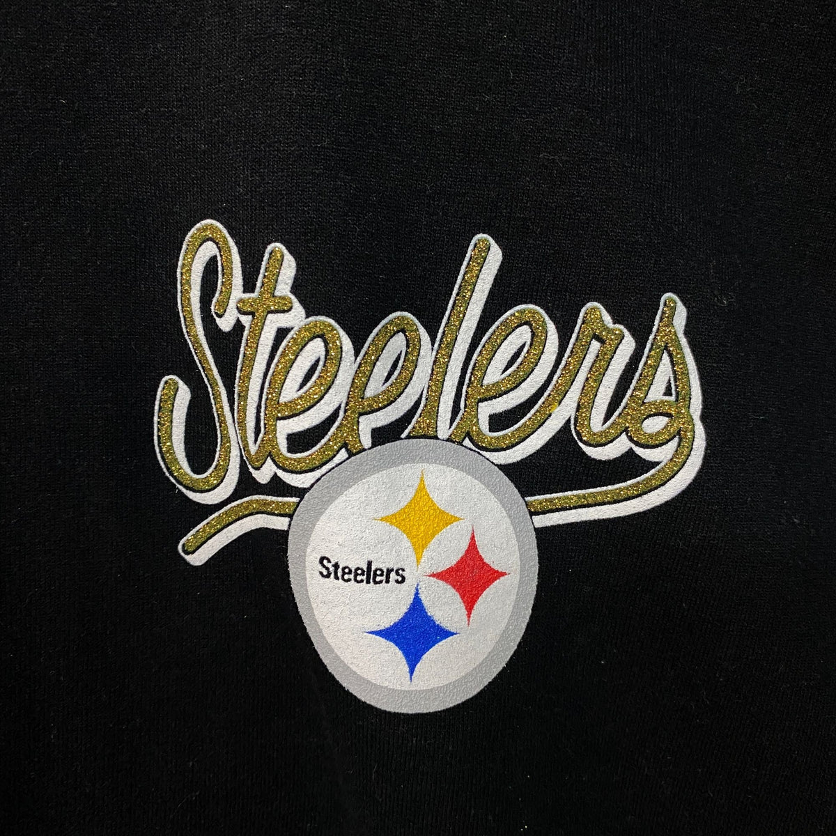 Junk Food Clothing Pittsburgh Steelers Glitter Large