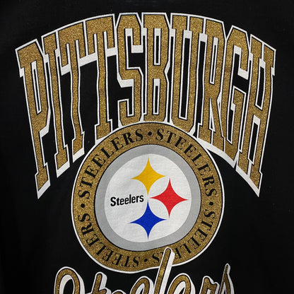 Junk Food Clothing Pittsburgh Steelers Glitter size Medium