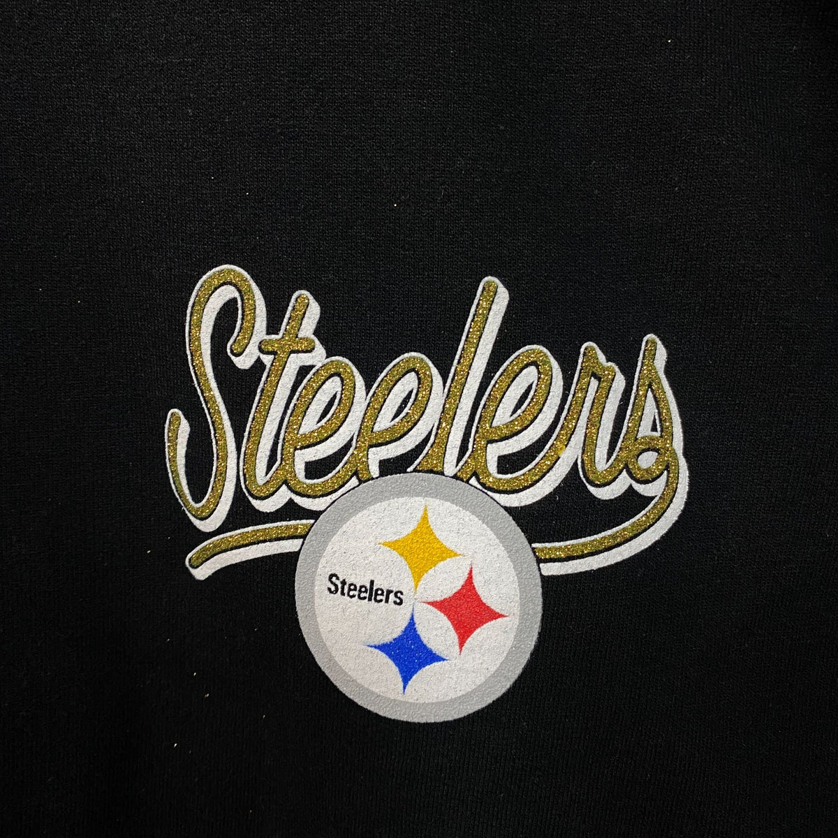 Junk Food Clothing Pittsburgh Steelers Glitter size Medium