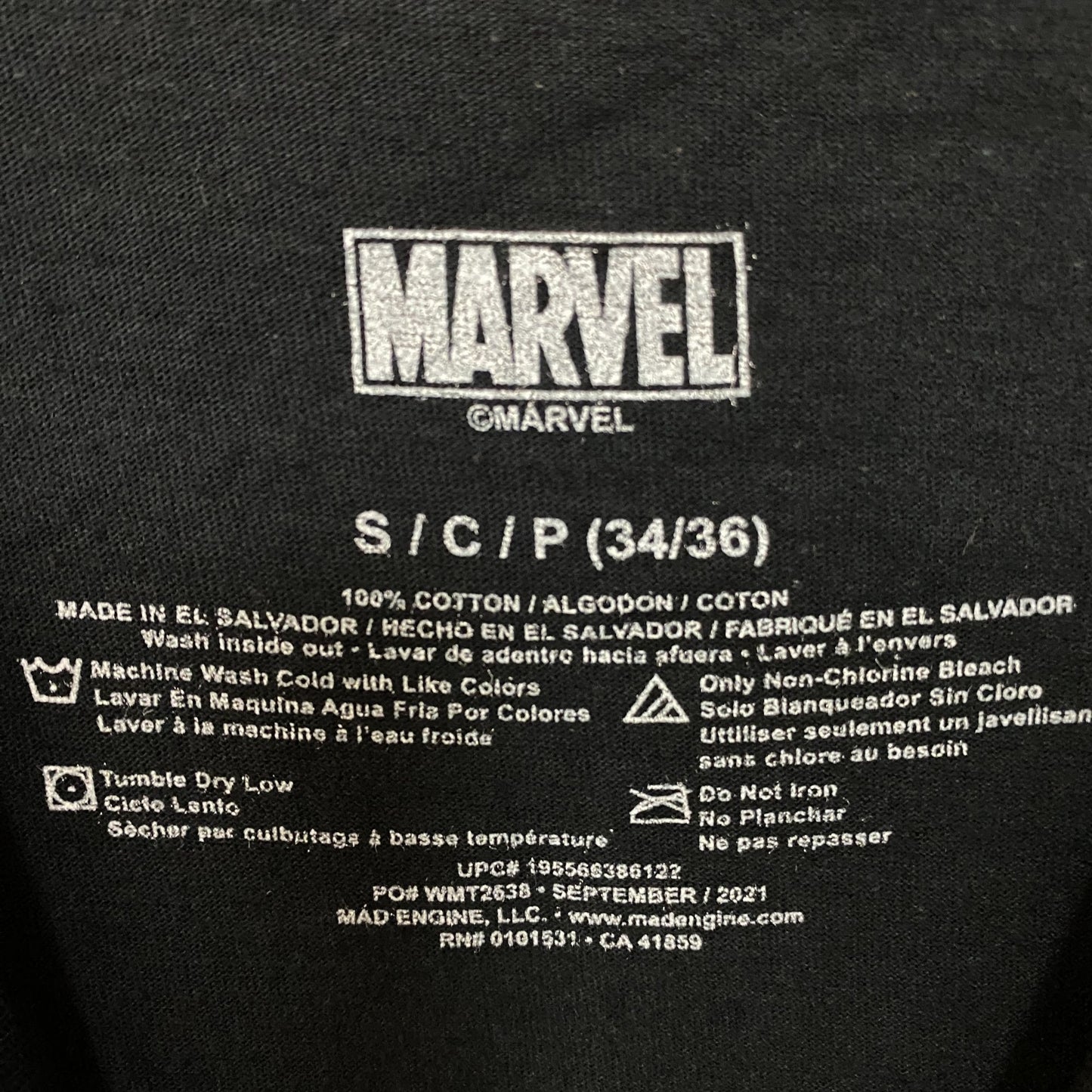 Marvel Spider-Man Miles Morales Costume Marvel Comics T-Shirt Small