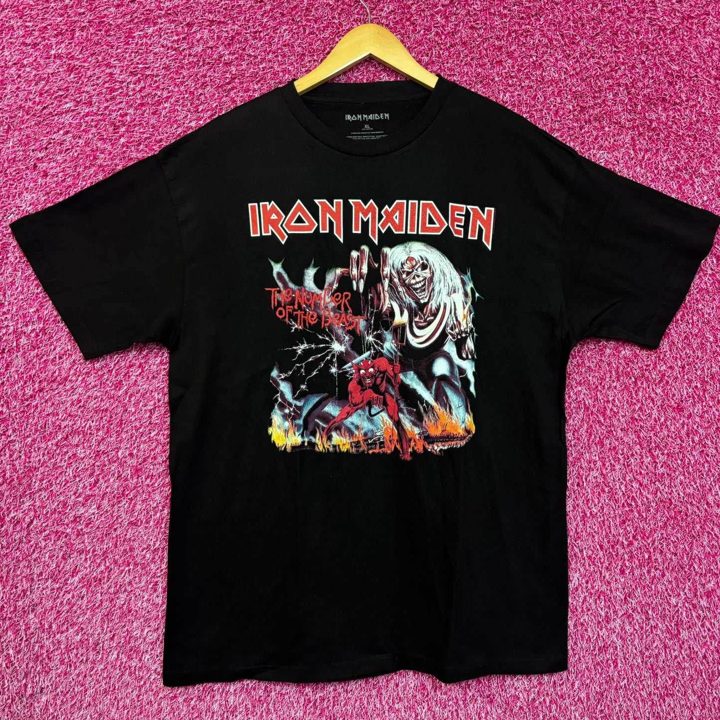 Iron Maiden The Number of the Beast 666 Heavy Metal Tee XL