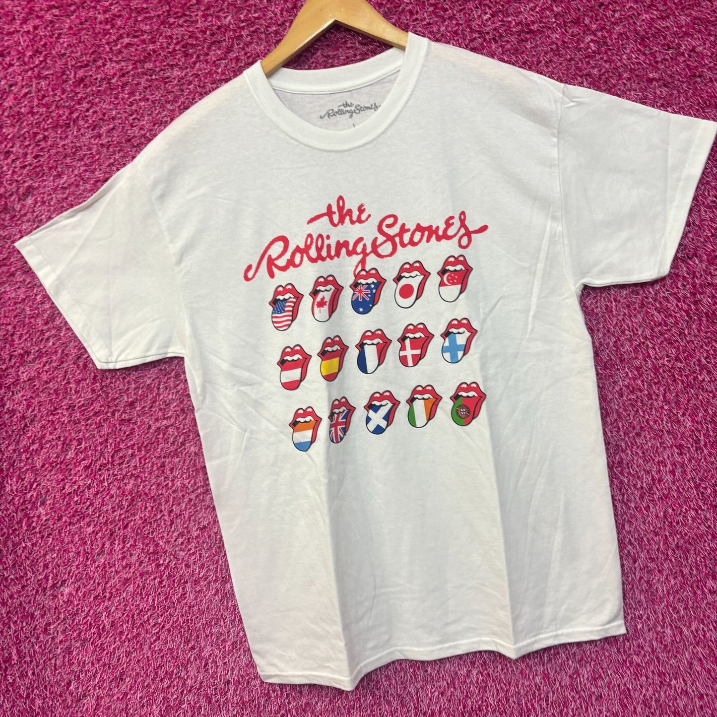 The Rolling Stones logos from around the world size large