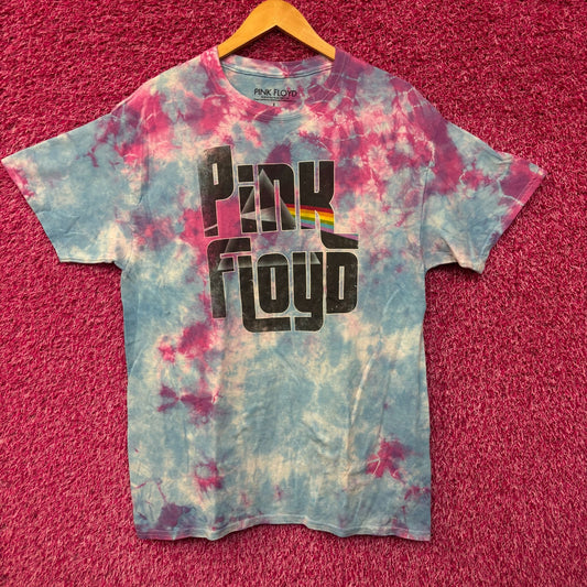 Pink Floyd Dark Side Of The Moon tiedye Logo tshirt size large