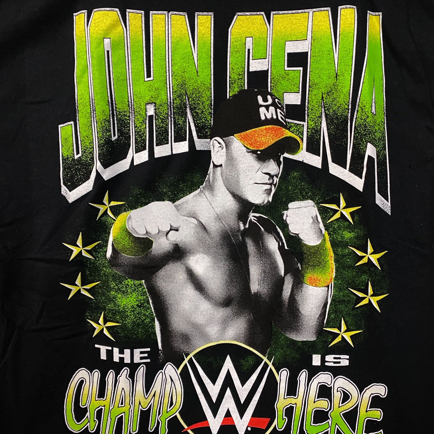 WWE John Cena The Champ is Here Graphic T-Shirt Large