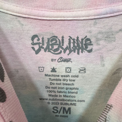 Sublime All Over Print Spell-Out Oversize Rock Tie Dye S/M