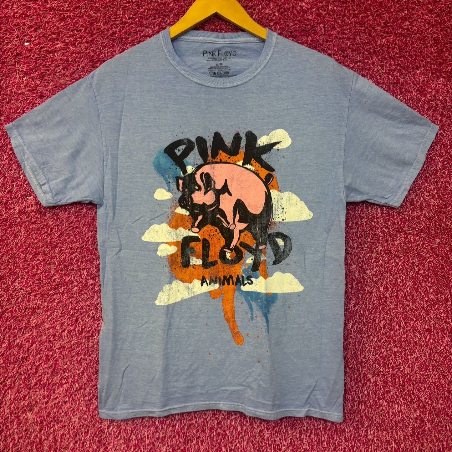 Pink Floyd Animals Album Cover Art Psychedelic Rock Tee S/M