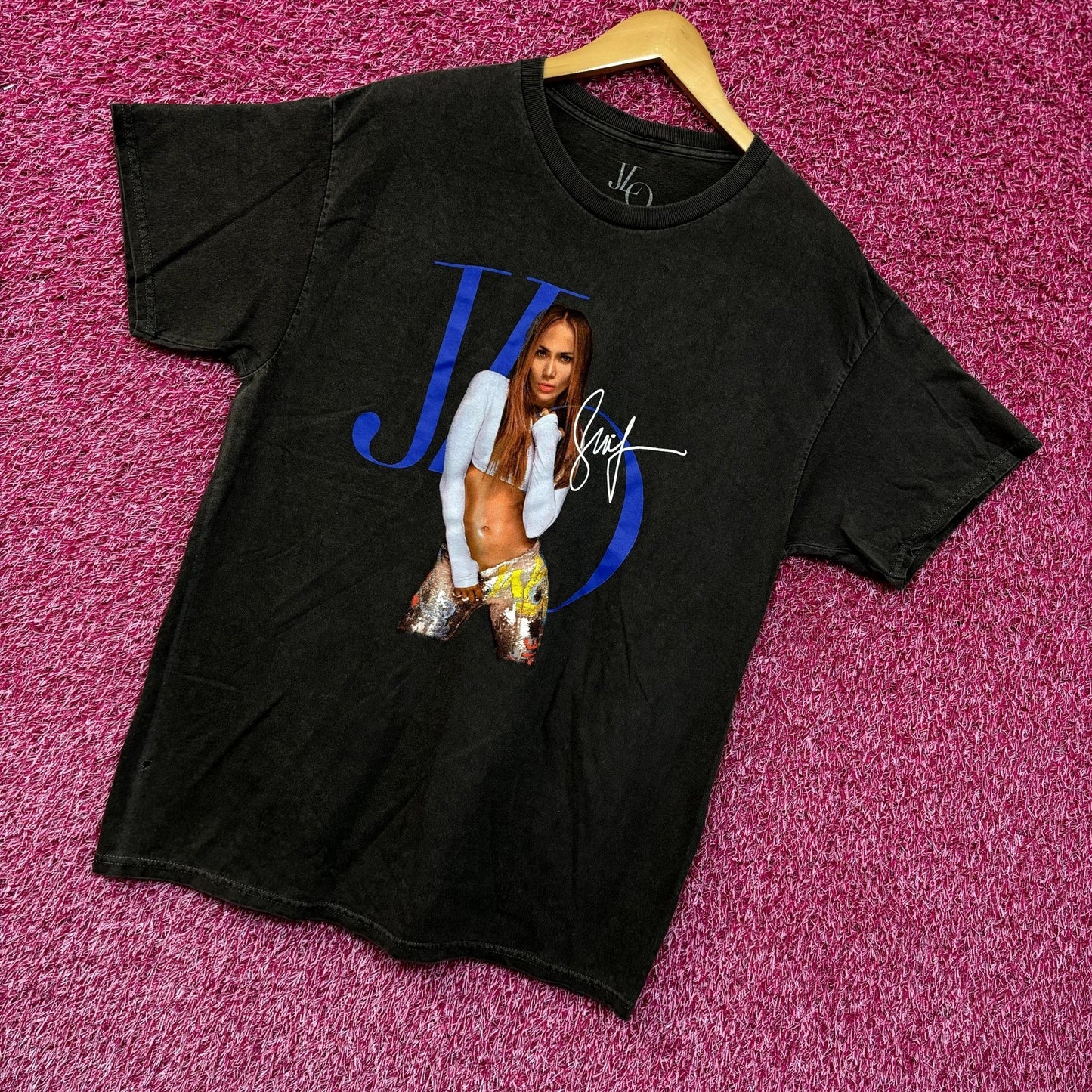 Jennifer Lopez JLO Signature Poster Dance Pop Tee M/L