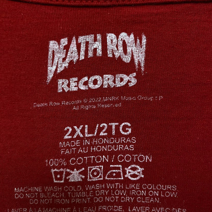 Death Row Records Grim Reaper LA Hands 1991 Hip Hop Tee 2X