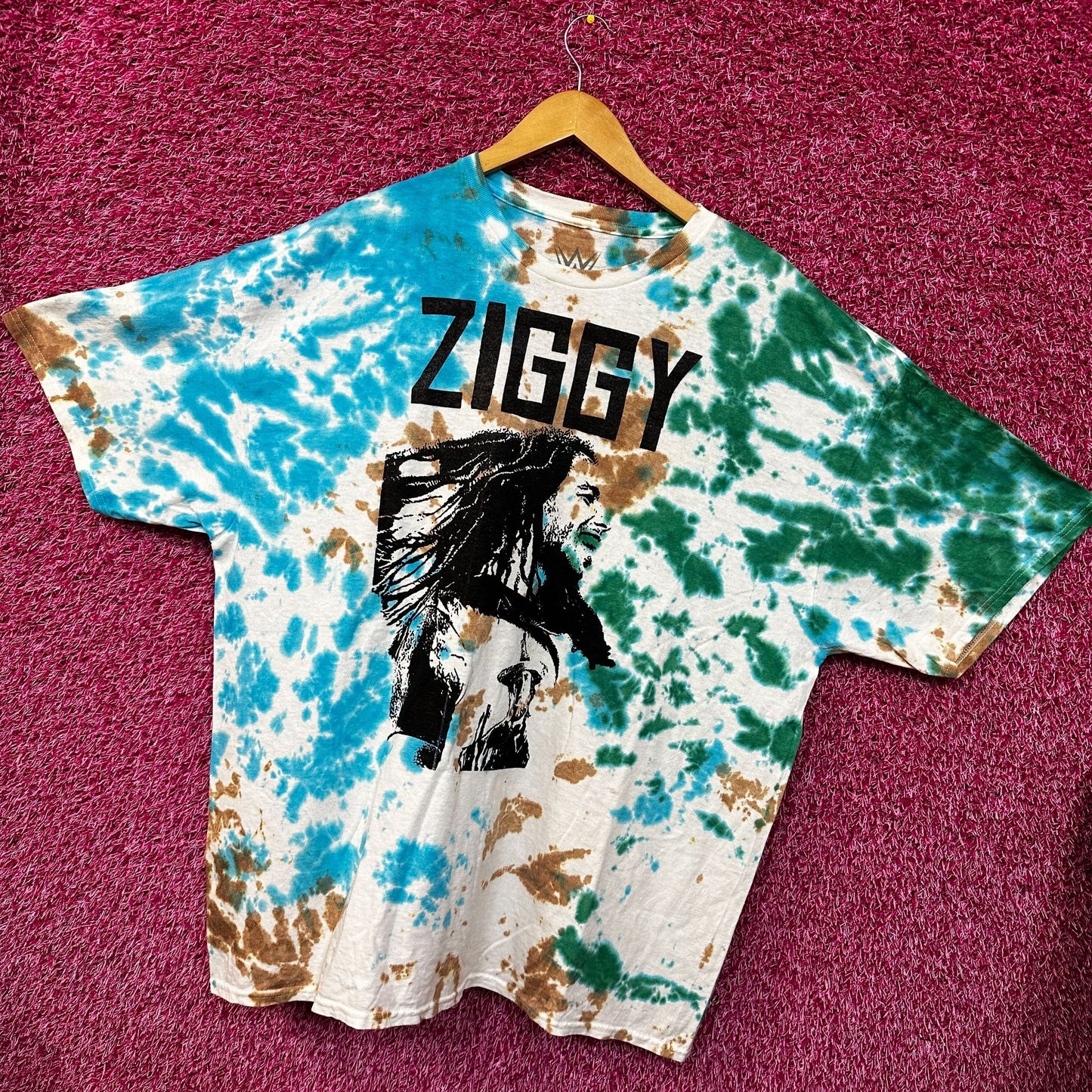 Ziggy Marley Reggae Tie Dye Tour Tshirt size 2X