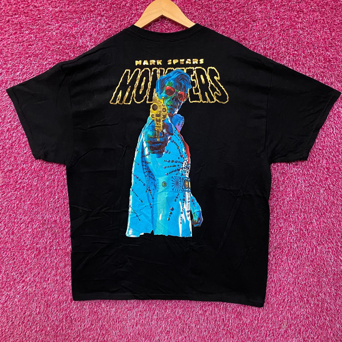 Mark Spears Hellvis Horror Black Tshirt size XL