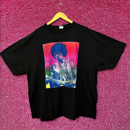 Jimi Hendrix Groovy psychedelic rock tshirt size 2x
